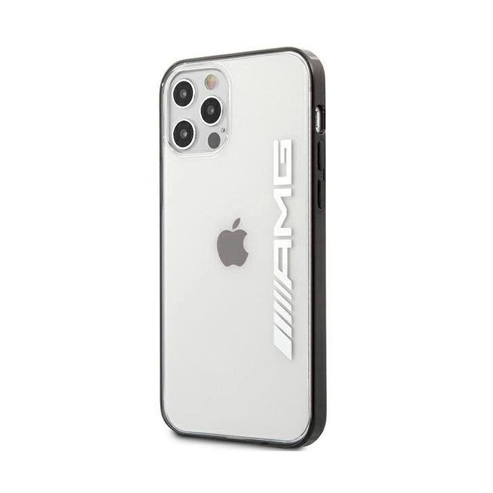 AMG metalizuotas iPhone 12 Pro Max dėklas – skaidrus