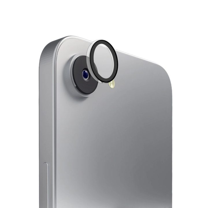 Puro individualus kamerų lęšis iPhone 16 E, skaidrus