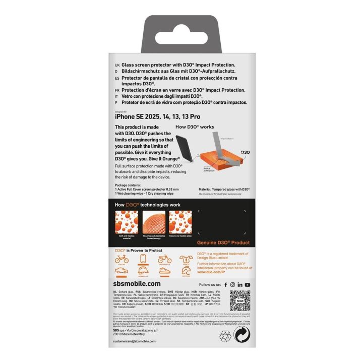 Grūdintas stiklas iPhone 16E“ ekranui – pilnas dengimas