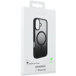 Puro Gradient“ TPU dėklas su MagSafe“ ir perėjimą imituojančiu efektu, skirtas iPhone 16E“, juodas.