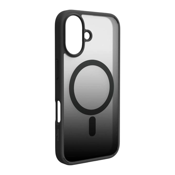 Puro Gradient“ TPU dėklas su MagSafe“ ir perėjimą imituojančiu efektu, skirtas iPhone 16E“, juodas.