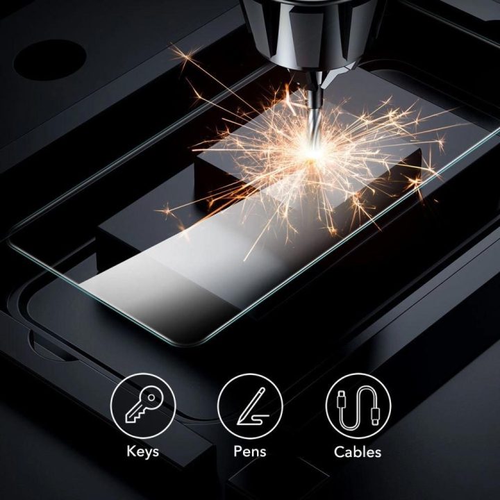 ESR grūdinto stiklo apsauginė ekrano plėvelė Samsung Galaxy S25 Ultra (2 vnt., skaidri)