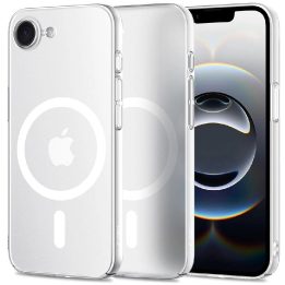 MagSlim matinio efekto dėklas, skirtas iPhone 16, su MagSafe technologija.