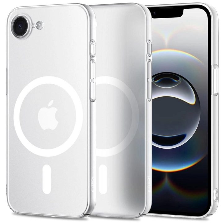 MagSlim matinio efekto dėklas, skirtas iPhone 16, su MagSafe technologija.