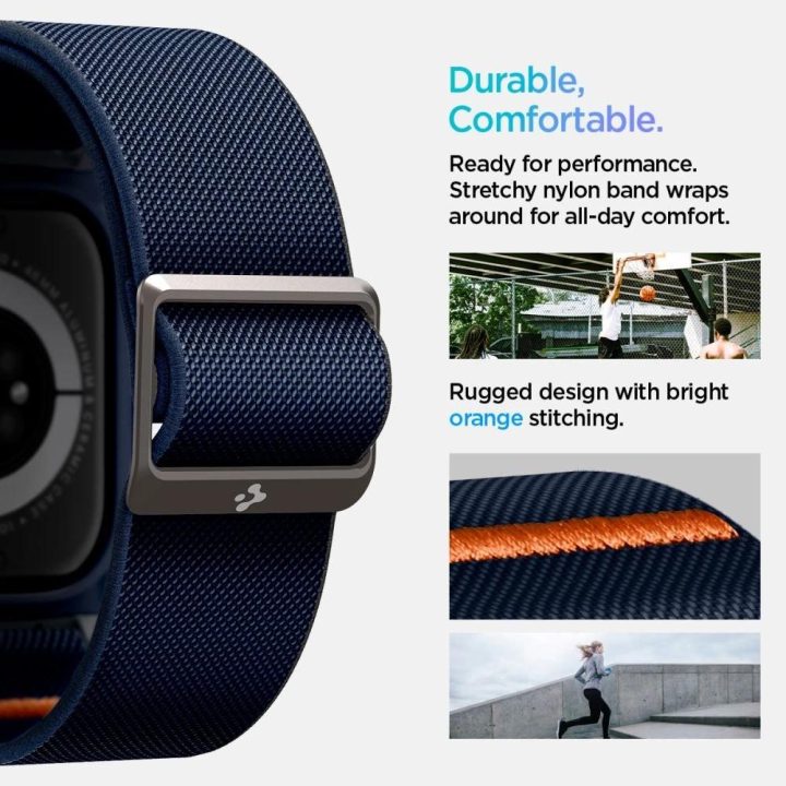 Spigen Lite Fit Pro“ dirželis Apple Watch 10“ (46 mm) - tamsiai mėlynas