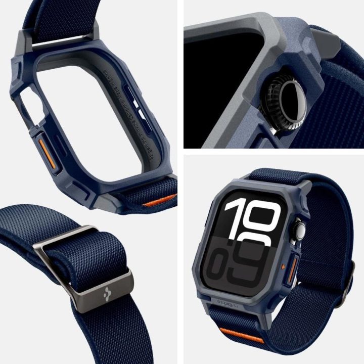 Spigen Lite Fit Pro“ dirželis Apple Watch 10“ (46 mm) - tamsiai mėlynas