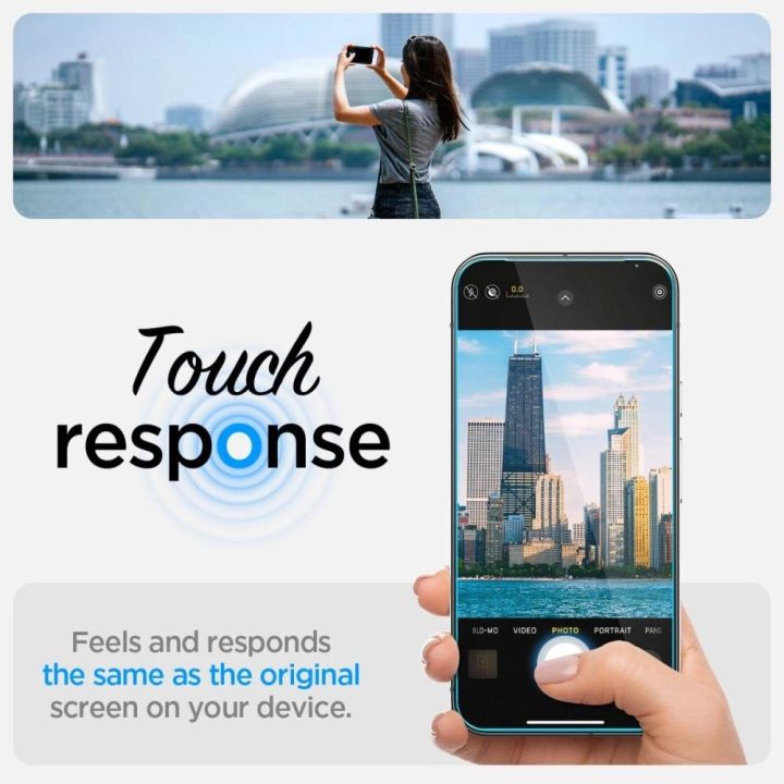 Spigen Glas.tR Ez Fit“ privatumo apsauginis grūdintas stiklas Google Pixel 9 / 9 Pro“ telefonams (2 vnt.)