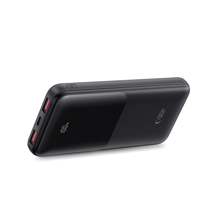 Powerbank 10000 mAh 22,5 W – juodos spalvos.