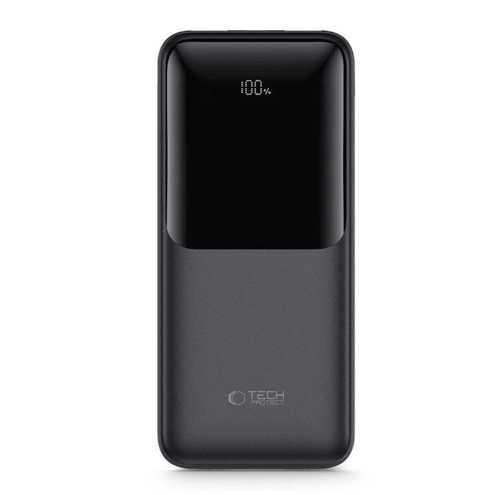 Powerbank 10000 mAh 22,5 W – juodos spalvos.