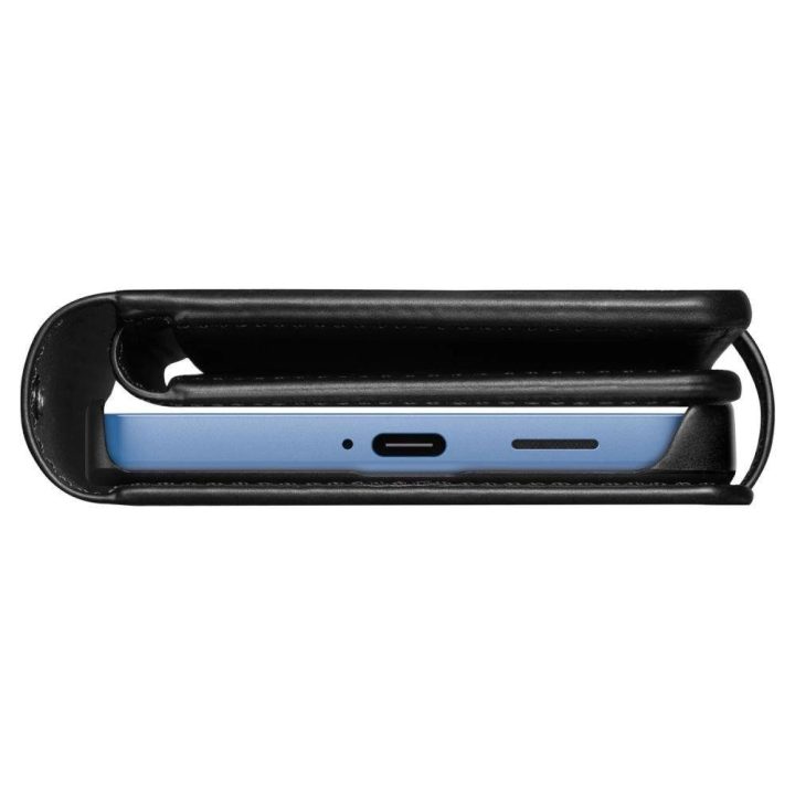 Spigen“ piniginė dėklas, skirtas Samsung Galaxy S25+“ – juodas