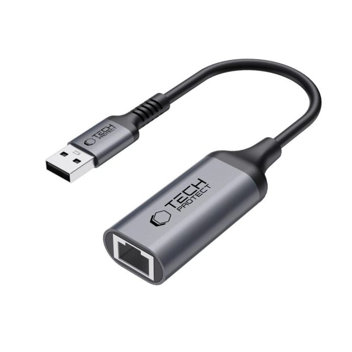 UltraBoost“ USB-A 3.0 į Ethernet RJ45 1000 Mbps adapteris (juodas)