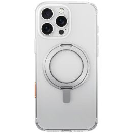 Uniq Swivix 360° besisukantis dėklas su stovu iPhone 16 Pro Max – skaidrus