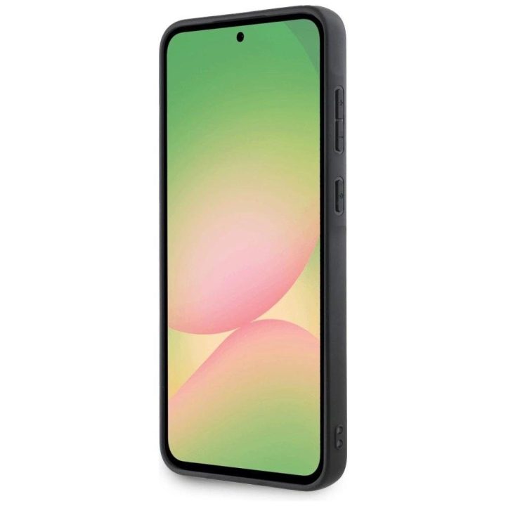Auksinė metalinė Guess 4G“ dėklas Samsung Galaxy A36 – rudas