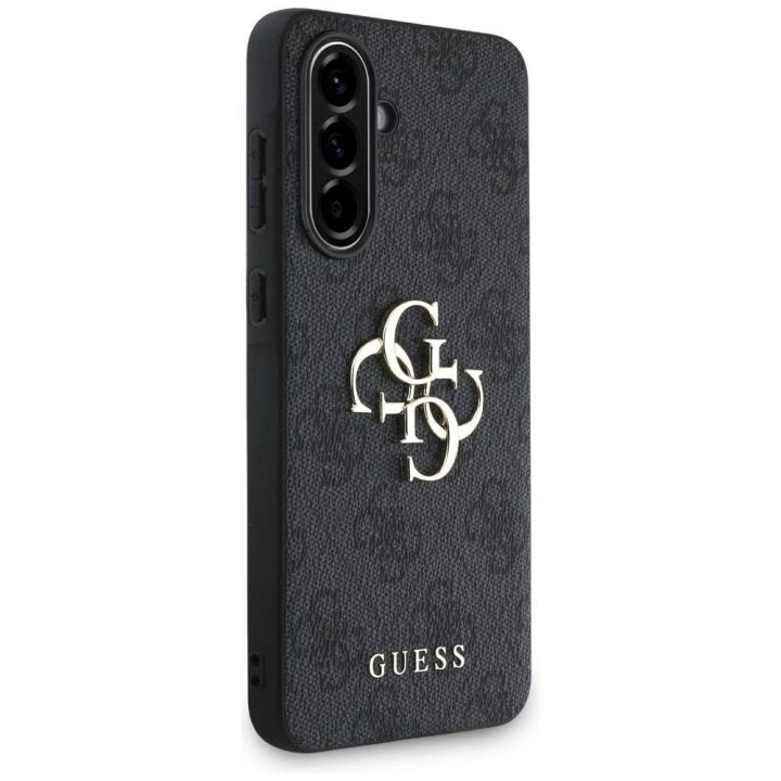 Guess 4G klasikinis dėklas Samsung Galaxy A36, juodas