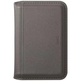 Uniq Lyden DS RFID magnetinė piniginė su telefono stovu – pilka