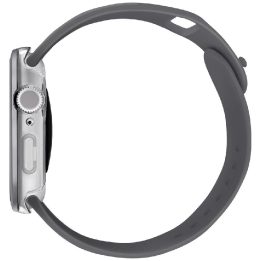 Grūdinto stiklo dėklas Uniq Voute“ Apple Watch 10 42 mm, sidabrinis