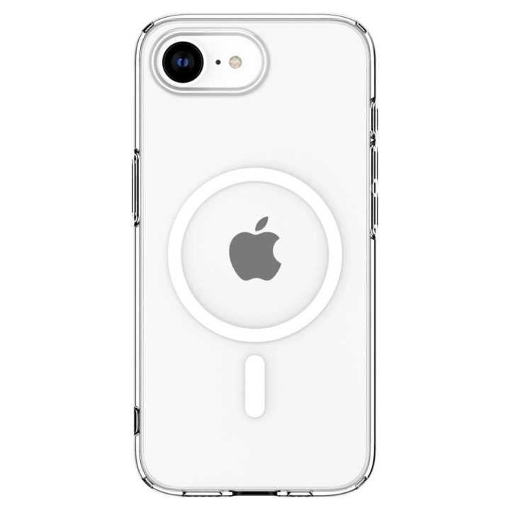 Skaidrus Spigen Liquid Crystal Mag“ dėklas su MagSafe“ iPhone 16