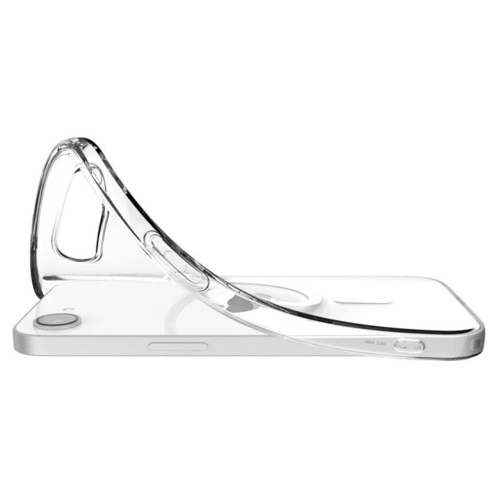 Skaidrus Spigen Liquid Crystal Mag“ dėklas su MagSafe“ iPhone 16
