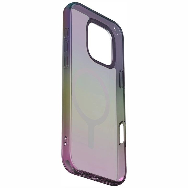 Uniq Iridescia magnetinis įkrovimo dėklas iPhone 16 Pro – juodas