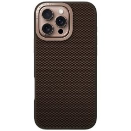 Uniq Keva Max magnetinis įkrovimo dėklas-stovas iPhone 16 Pro, rudas