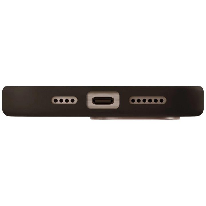 Uniq Keva Max magnetinis įkrovimo dėklas-stovas iPhone 16 Pro, rudas