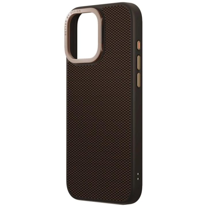 Uniq Keva Max magnetinis įkrovimo dėklas-stovas iPhone 16 Pro, rudas