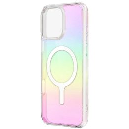Uniq Iridescia magnetinis įkrovimo dėklas iPhone 16 Plus, įvairiaspalvis