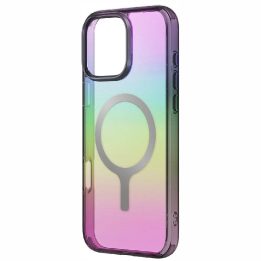 Uniq Iridescia magnetinis įkrovimo dėklas iPhone 16 Pro Max – juodas