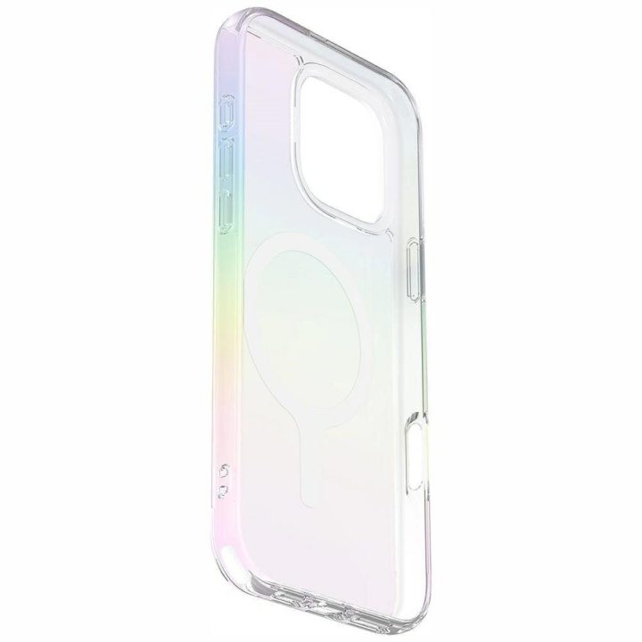 Uniq Iridescia magnetinis įkrovimo dėklas iPhone 16 Pro, daugiaspalvis