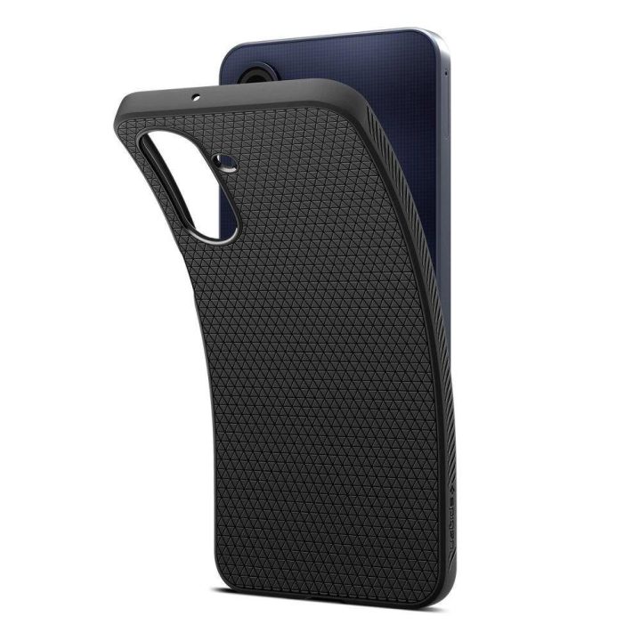 Spigen Liquid Air dėklas Samsung Galaxy A26 5G – matinė juoda