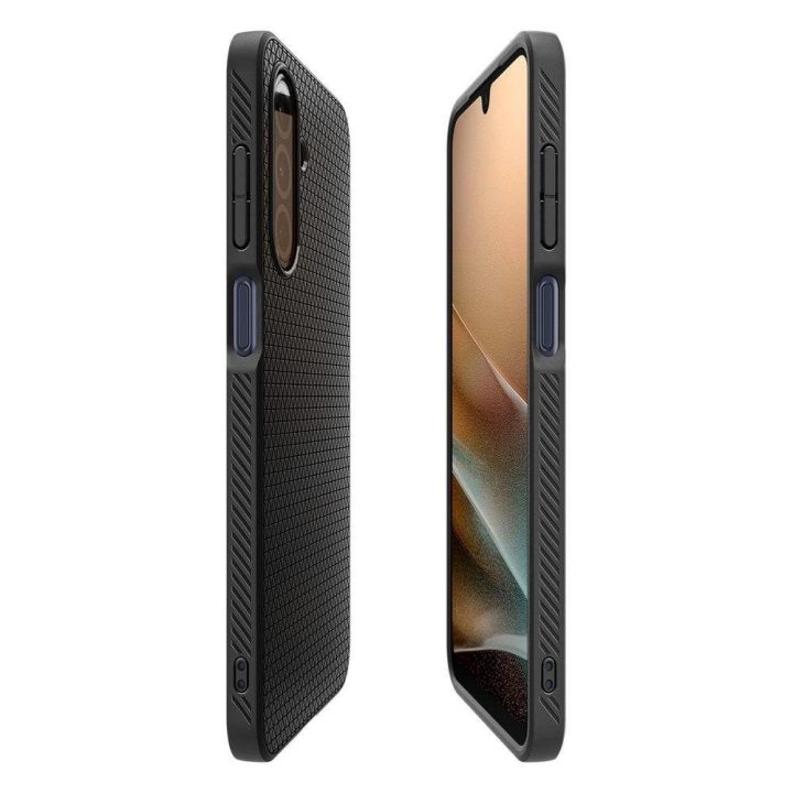 Spigen Liquid Air dėklas Samsung Galaxy A26 5G – matinė juoda