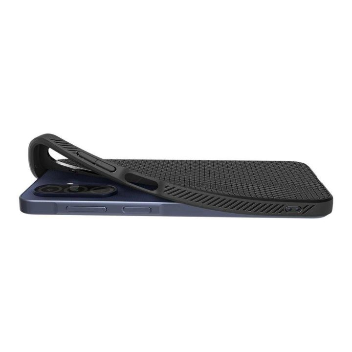 Spigen Liquid Air dėklas Samsung Galaxy A26 5G – matinė juoda