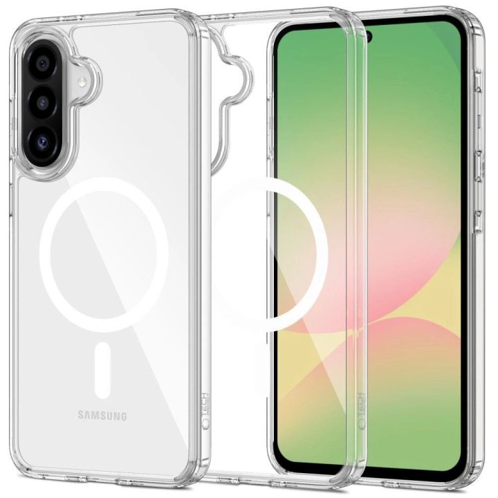 Skaidrus FlexAir Hybrid“ dėklas su MagSafe“ Samsung Galaxy A56 5G