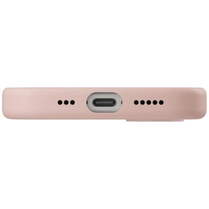 Uniq Lino MagClick magnetinis įkrovimo dėklas iPhone 16e, rožinis