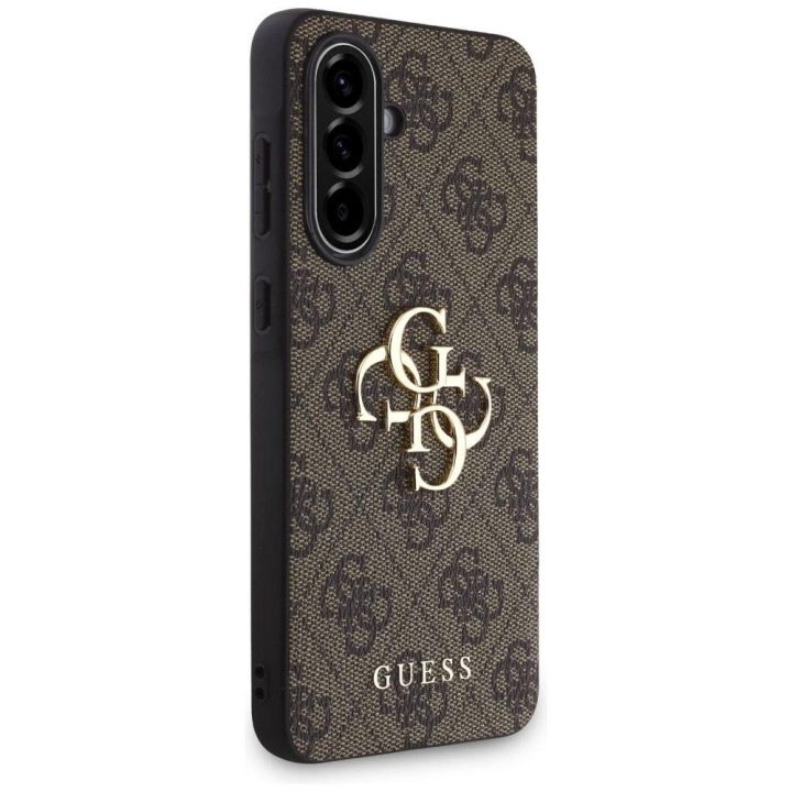 Guess 4G klasikinis rudos spalvos dėklas Samsung Galaxy A56