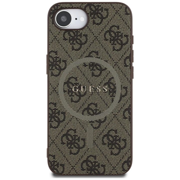 Guess 4G rudos spalvos MagSafe dėklas iPhone 16e