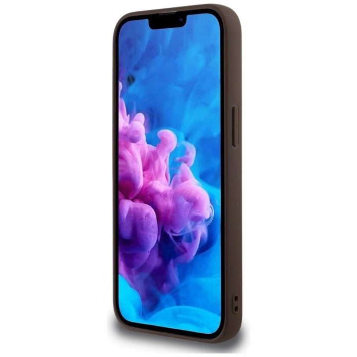 Guess 4G rudos spalvos MagSafe dėklas iPhone 16e