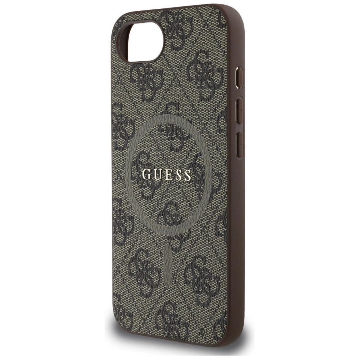 Guess 4G rudos spalvos MagSafe dėklas iPhone 16e