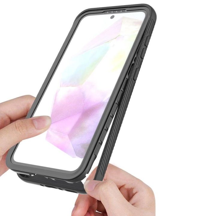 Apsauginis dėklas Defense“ Samsung Galaxy A36/A56 5G, juodas