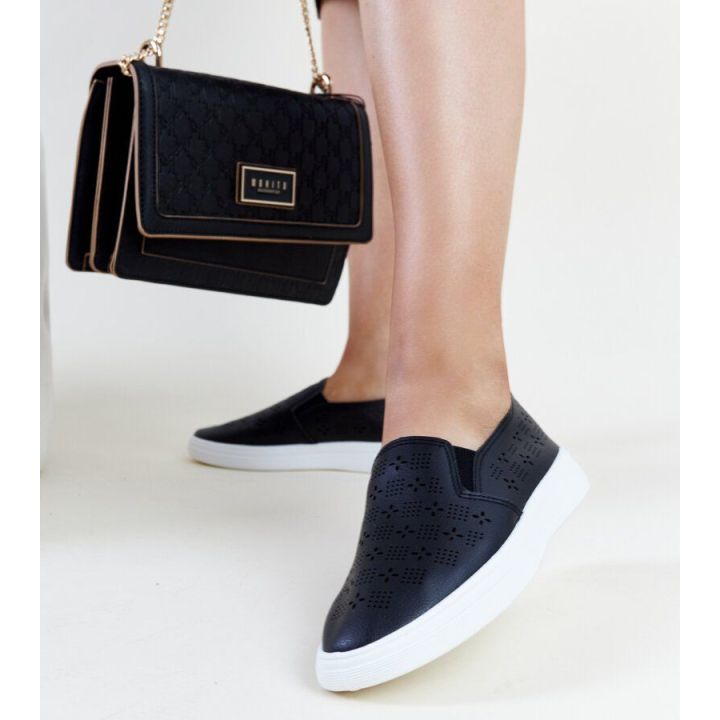 Juodos slip-on Hilal sportbačiai