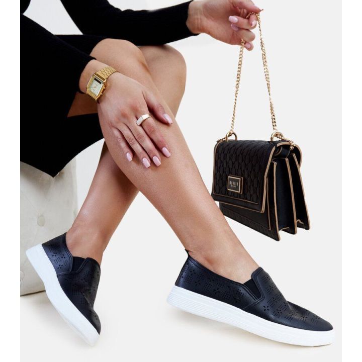 Juodos slip-on Hilal sportbačiai