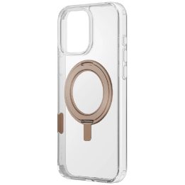 Uniq Swivix 360° pasukamas dėklas su atrama iPhone 16, auksinis