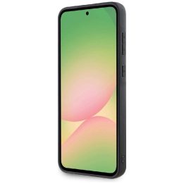 Karl Lagerfeld blizgus Ikonik logotipu metalinis dėklas Samsung Galaxy A36 – juodas