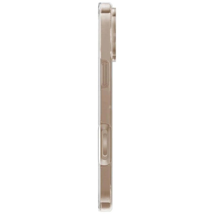 Uniq Clario MagClick įkrovimo dėklas iPhone 16 Pro Max – skaidrus auksinis