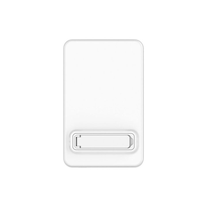10000 mAh išorinė baterija, 22.5W, Qi2, su stovu, balta