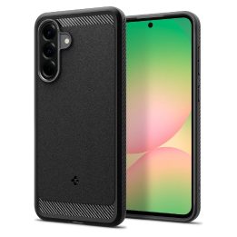 Spigen Rugged Armor apsauginis dėklas, juodas – Samsung Galaxy A56 5G
