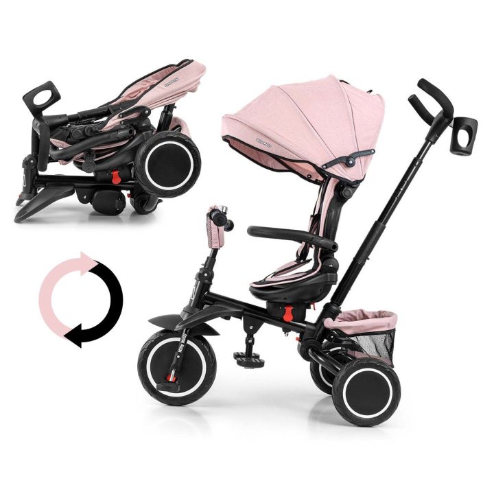 Triratukas Milly Mally Stanley Rubber, rožinis