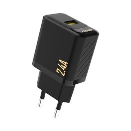 A23 2.4A USB įkroviklis – juodas