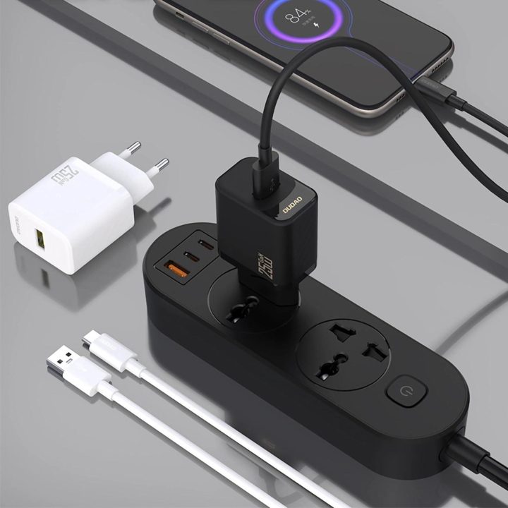 A27S 25W GaN USB įkroviklis – baltas