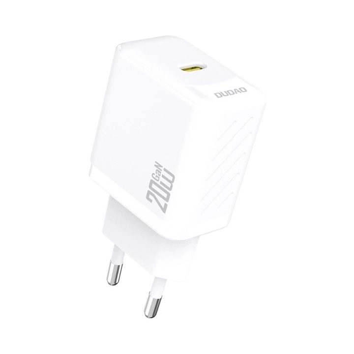 A26 PD 20W GaN USB-C įkroviklis – baltas